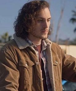 Danny Hamouie The Rookie Brown Cotton Jacket