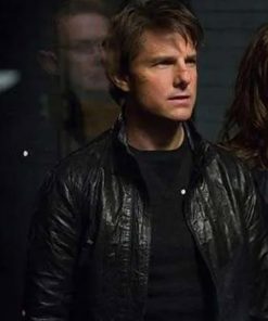 Mission Impossible 5 Tom Cruise Leather Jacket
