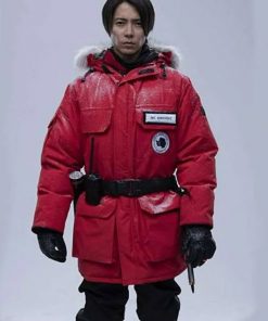 The Head Tomohisa Yamashita Red Parka Coat