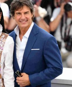 Tom Cruise Top Gun: Maverick 2022 Blue Coat