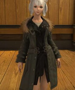 Rebel Final Fantasy XIV Shearling Trench Coat