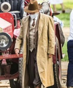 Killers of the Flower Moon Robert De Niro Brown Trench Coat