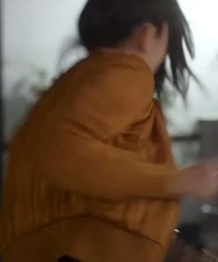 Jessica A Hollywood Christmas Brown Bomber Jacket