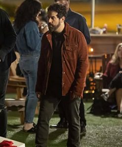 Maggie Daniel Brown Suede Leather Jacket