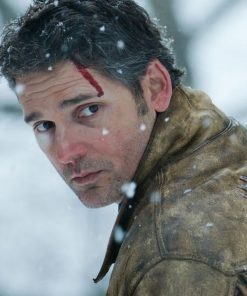 Addison Deadfall Eric Bana Distressed Leather Jacket