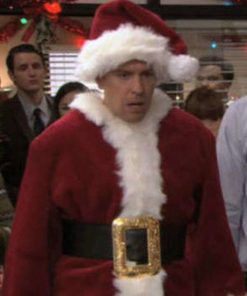 TV Series The Office Andy Bernard Santa Costume Jacket