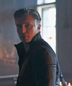 Star Trek Discovery Anson Mount Black Leather Jacket
