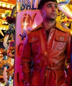 Chaneil Kular Sex Education S02 Leather Jacket