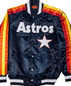 Houston Astros Strar Bomber Blue Jacket