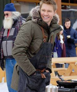 Love in Winterland Brett Hollister Green Cotton Jacket