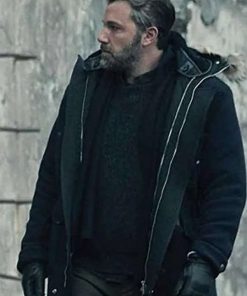 Justice League Ben Affleck Black Parka Coat