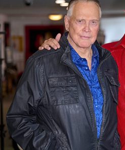 Lee Majors Renegades Black Cotton Jacket