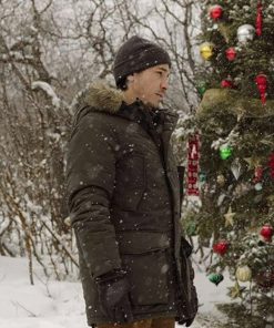 Christmas with the Campbells Justin Long Hooded Parka Jacket