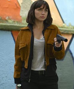 The Gray Man Ana de Armas Leather Jacket