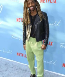 From Scratch Doug Locke Black Leather Jacket