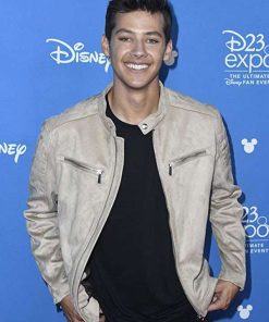 EJ Caswell High School Musical Beige Quilted Jacket