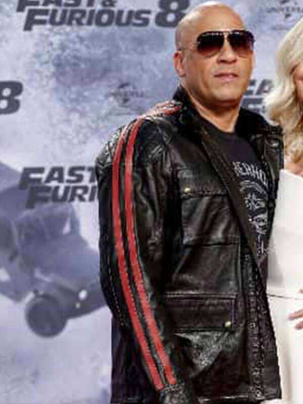 Fast and Furious 9 Dominic Toretto Leather Jacket Fast and Furious 9 Premiere Dominic Toretto Leather Jacket