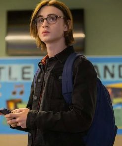 Jaeden Martell Metal Lords Denim Jacket