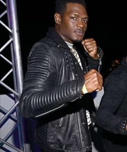 Jason R. Moore Bodies Bodies Bodies Movie Event Black Leather Jacket