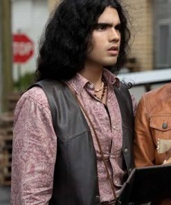 Jojo Fleites The Winchesters Black Leather Vest