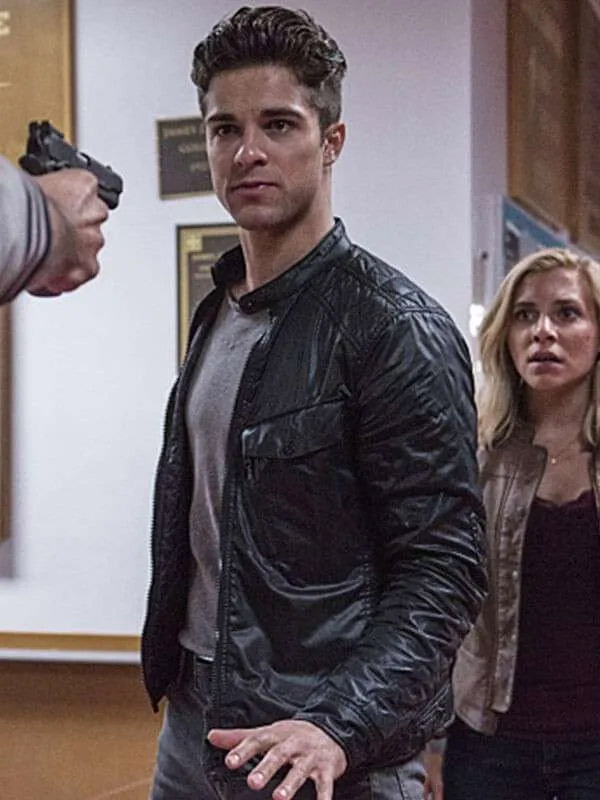 Jordan TV Series iZombie Black Leather Jacket Markian Tarasiuk iZombie Leather Jacket