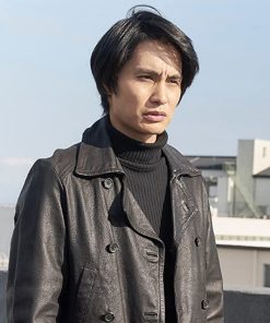 Aoi Nakamura Kamen Rider Black Sun Leather Coat