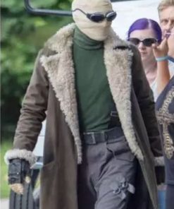 TV Series Doom Patrol Larry Trainor Shearling Long Coat