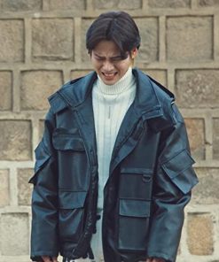 Tomorrow 2022 Ji-On Yoon Black Leather Jacket