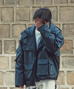 Lim Ryung-gu TV Series Tomorrow Black Leather Jacket