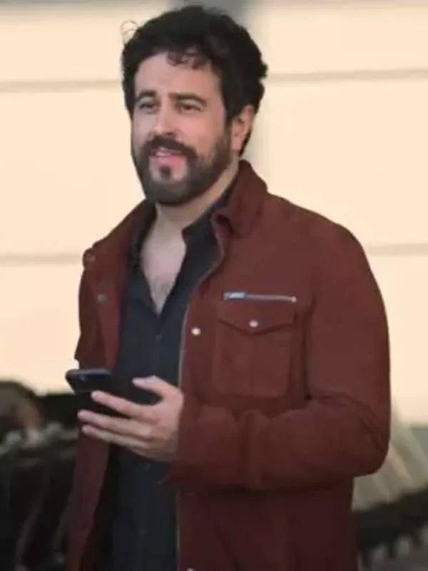 Maggie Daniel Brown Jacket Adam Korson Maggie Daniel Brown Suede Leather Jacket