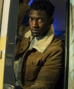 Michael Garwick Curfew Brown Shearling Jacket