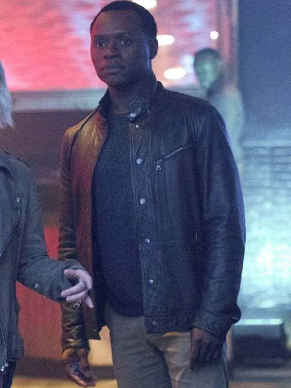 Malcolm Goodwin Tv Series iZombie Clive Babineaux Leather Jacket iZombie Malcolm Goodwin Leather Jacket