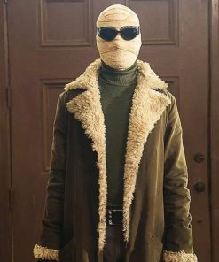 Larry Trainor Doom Patrol Shearling Long Coat