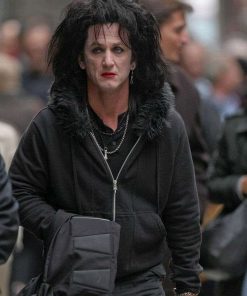Sean Penn This Must Be the Place Black Hooded Jacket