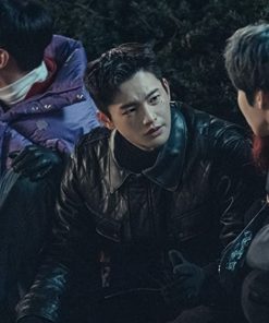 Cafe Minamdang (2022) Nam Han-jun Black Leather Jacket