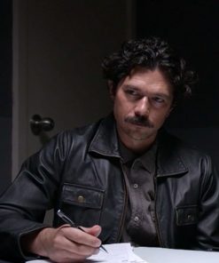 True Colours Luke Arnold Black Leather Jacket
