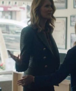 Big Little Lies Renata Klein Crocodile Print Blazer