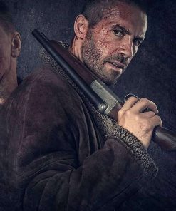 Avengement Scott Adkins Shearling Coat