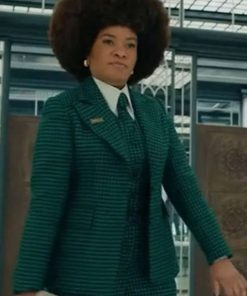 Weruche Opia Slumberland Agent Green Wool Green Blazer