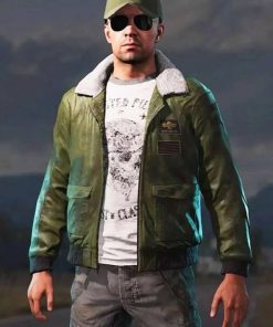 Far Cry 5 Green Bomber Aviator Jacket