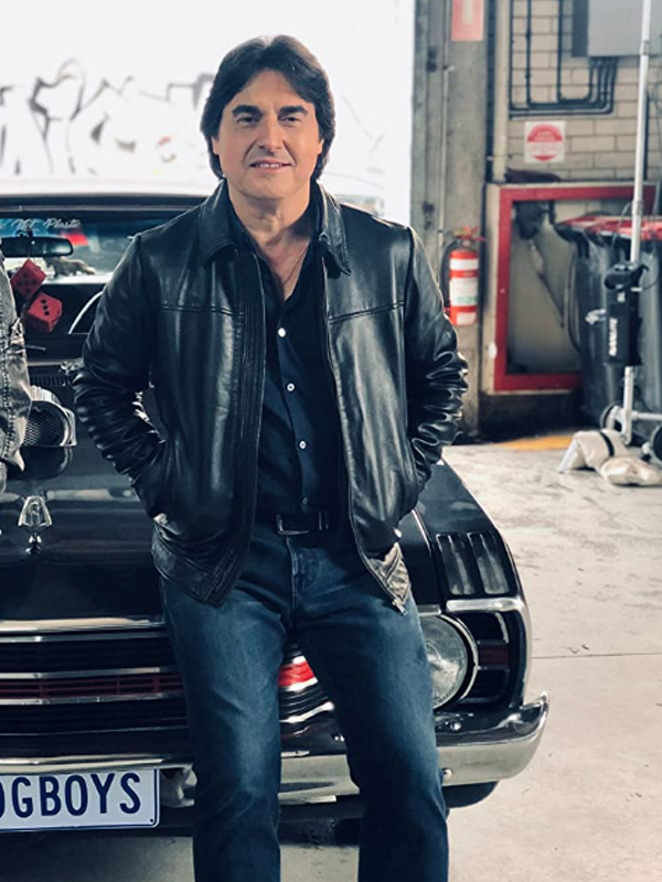 Wog Boys Forever Steve Karamitsis Black Leather Jacket Nick Giannopoulos Wog Boys Forever Leather Jacket