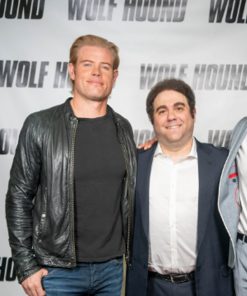 Major Erich Roth Wolf Hound 2022 Event Trevor Donovan Black Leather Jacket