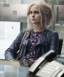 Tv Series iZombie Olivia Moore Blue Leather Jacket