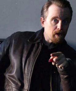 David Hornsby Good Girls Brown Leather Jacket