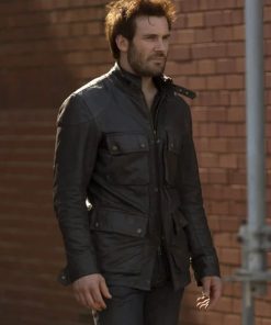 Taken Clive Standen Black Leather Jacket