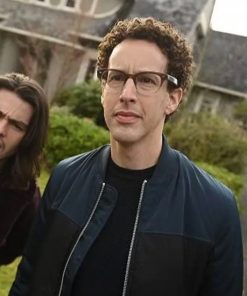 Danny Michael Davis Zoey’s Extraordinary Playlist Season 01 Black Cotton Bomber Jacket