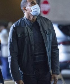 Grey’s Anatomy Jason George Black Leather Jacket
