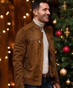 12 Dates Of Christmas Garrett Marcantal Leather Jacket