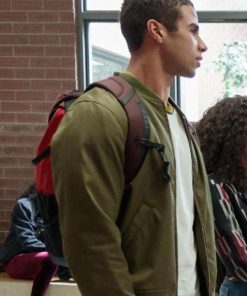 Mason Gooding Love, Victor Andrew Green Bomber Jacket