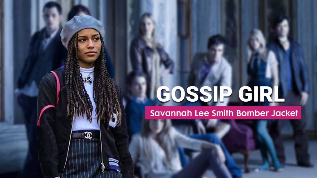 Gossip Girl Savannah Lee Smith Bomber Jacket